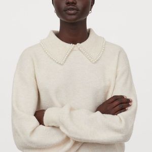 H\u0026M | Sweaters | Hm Cream Pearl 